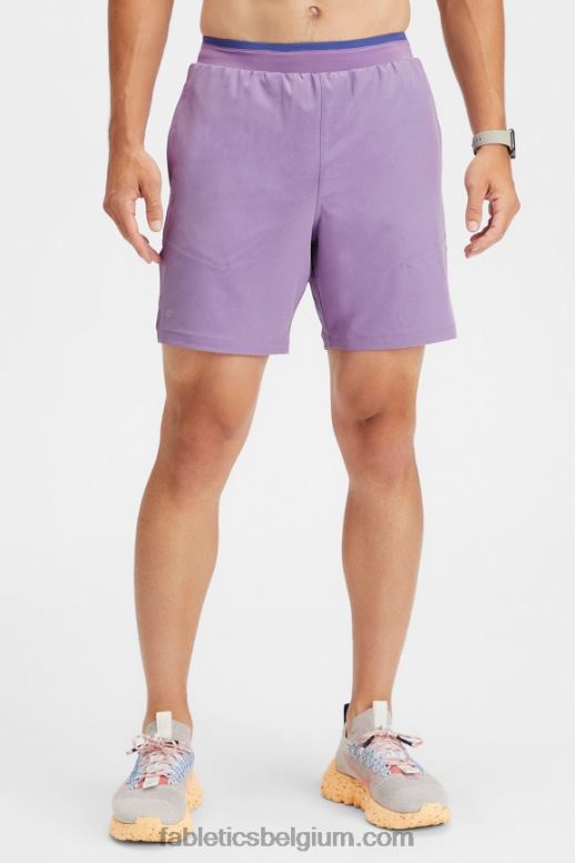 paarse vibe geperforeerd Heren de fundamentele korte ii (gevoerd) 162 Fabletics LH20J3303