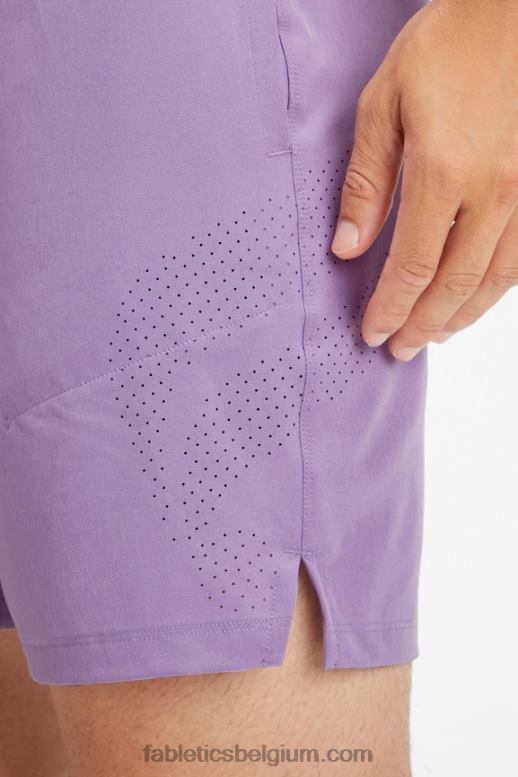 paarse vibe geperforeerd Heren de fundamentele korte ii (gevoerd) 162 Fabletics LH20J3303