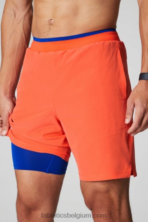 passie sinaasappel Heren de fundamentele korte ii (gevoerd) 132 Fabletics LH20J3124