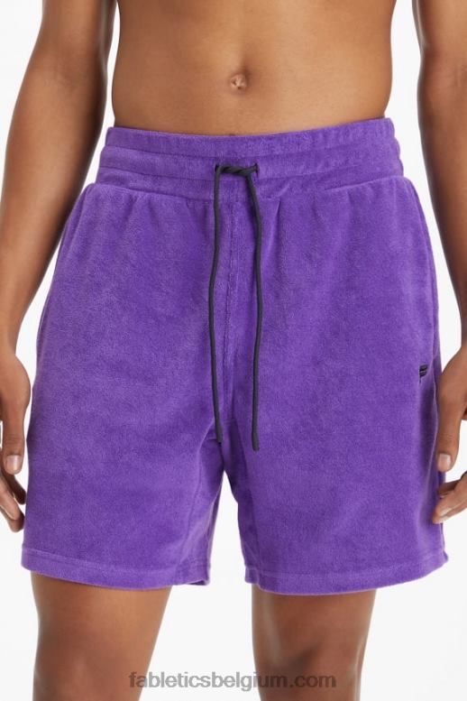 pruim royale Heren het eiland badstof kort Fabletics LH20J3359