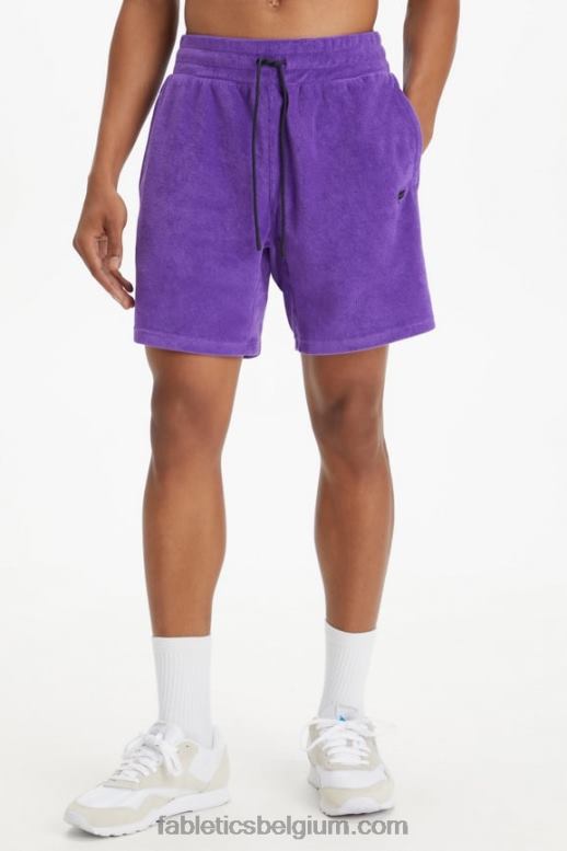 pruim royale Heren het eiland badstof kort Fabletics LH20J3359