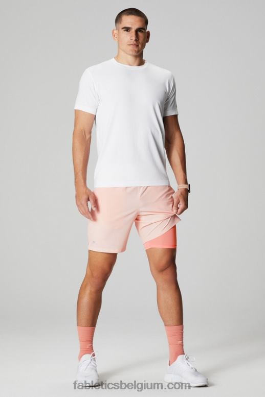 roze botercreme Heren de fundamentele korte ii (gevoerd) 133 Fabletics LH20J3130