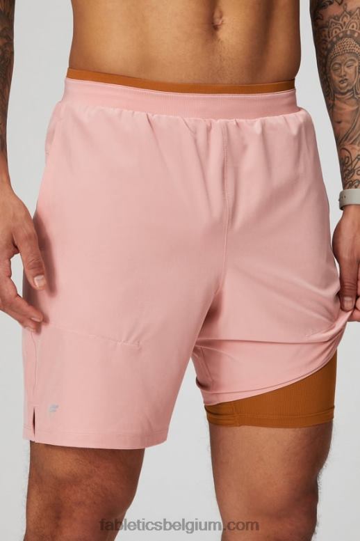 roze leisteen Heren de fundamentele korte ii (gevoerd) 136 Fabletics LH20J3145