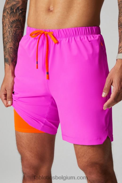 roze ontsnapping Heren de ene korte (gevoerd) 141 Fabletics LH20J3180