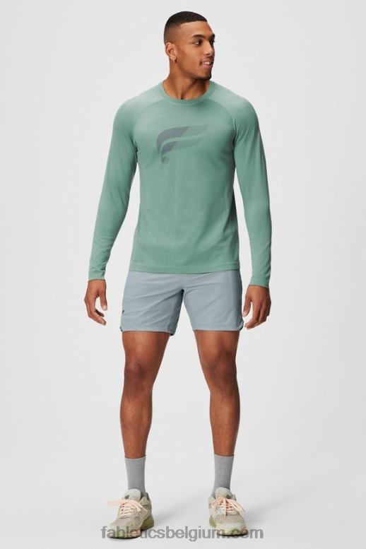 schaduw grijs Heren die ene korte 157 Fabletics LH20J3257