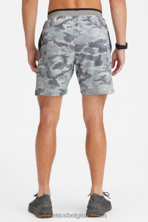schaduw grijze camo Heren de fundamentele korte ii (gevoerd) 150 Fabletics LH20J3226