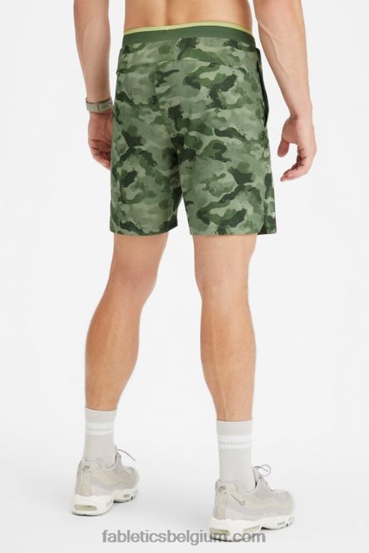 tactische camouflage Heren de fundamentele korte ii (gevoerd) 139 Fabletics LH20J3157