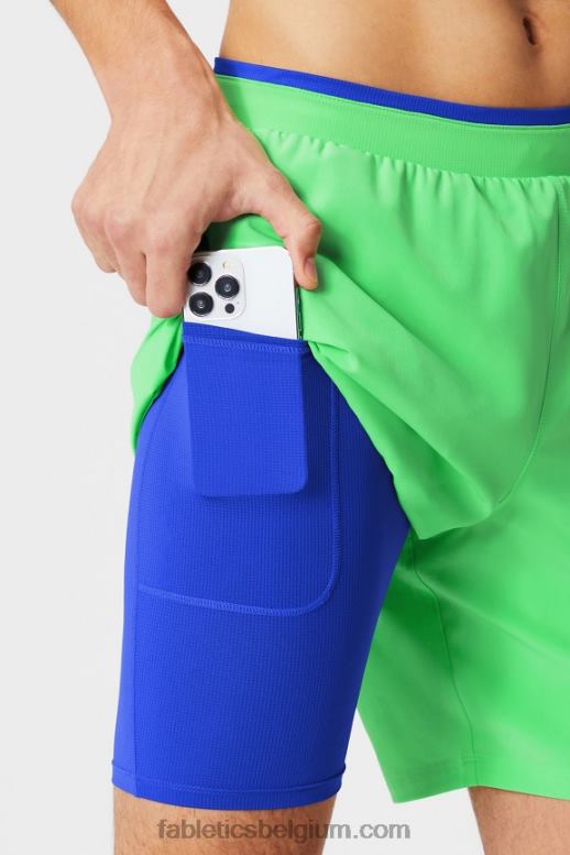 wilde limoen Heren de fundamentele korte ii (gevoerd) 135 Fabletics LH20J3140