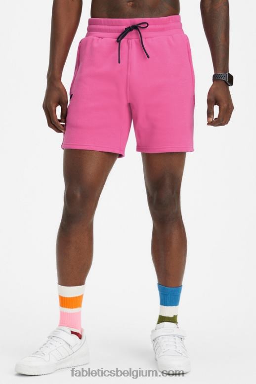 wilde roze Heren de go-to short Fabletics LH20J3308