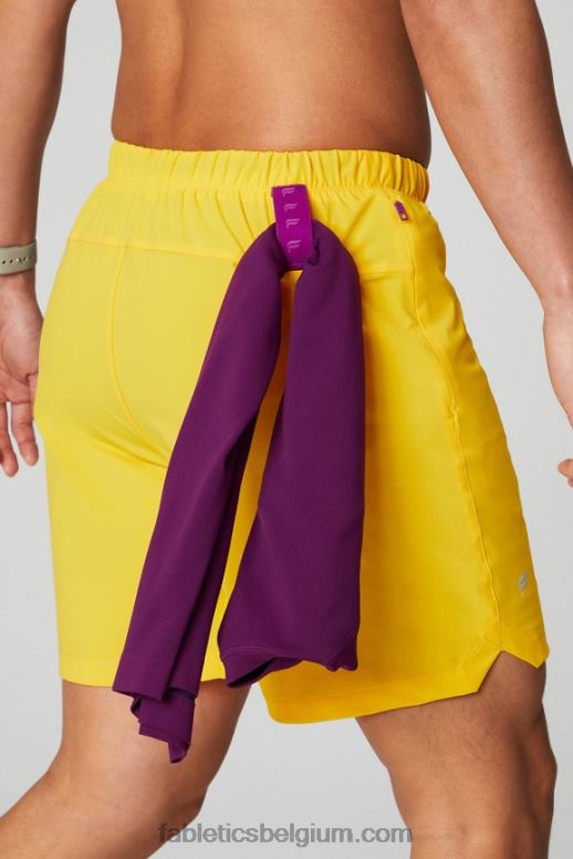 zonsondergang geel Heren die ene korte 151 Fabletics LH20J3230