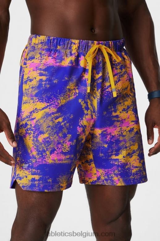 zonsondergang geel omgevingsgeluid Heren die ene korte 151 Fabletics LH20J3229