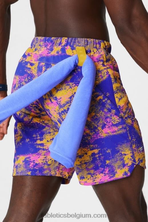 zonsondergang geel omgevingsgeluid Heren die ene korte 151 Fabletics LH20J3229