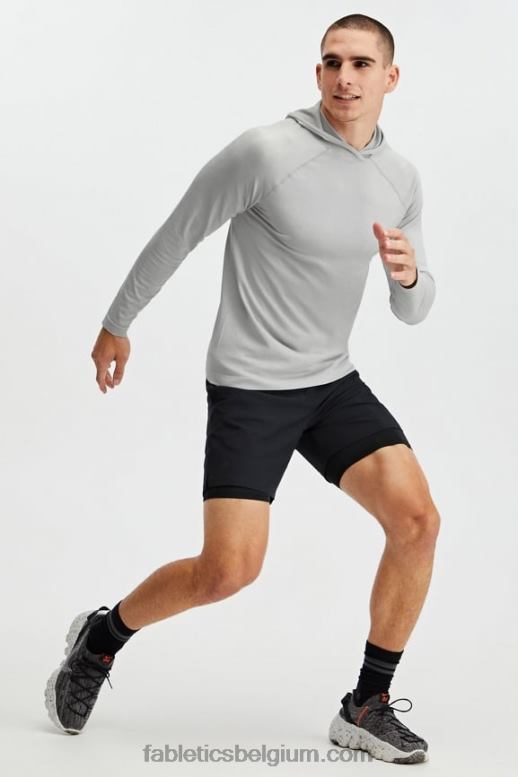zwart Heren de fundamentele korte (gevoerd) Fabletics LH20J3319