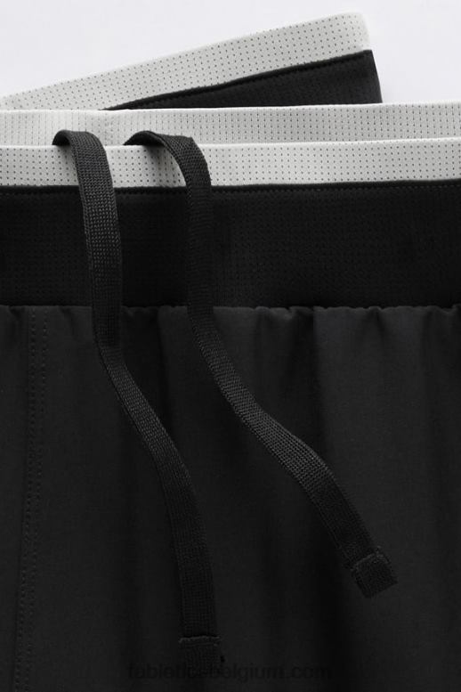 zwart Heren de fundamentele korte ii 143 Fabletics LH20J3191
