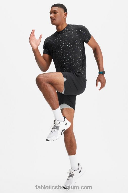 zwart Heren de fundamentele korte ii (gevoerd) 132 Fabletics LH20J3126