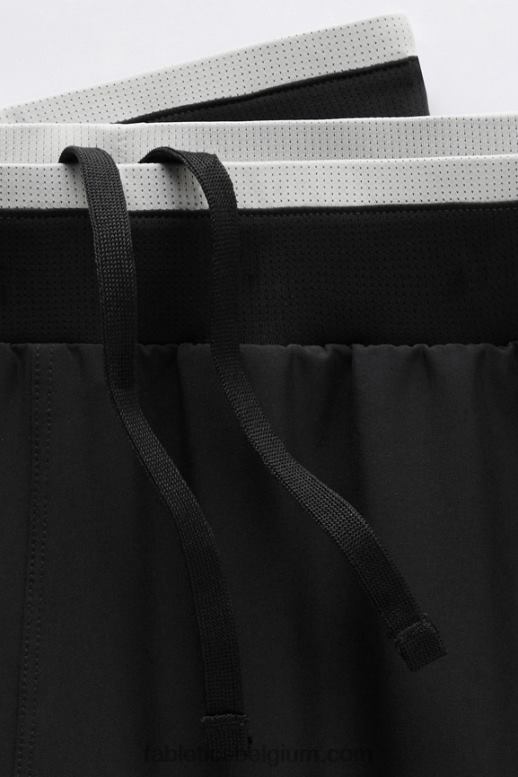 zwart Heren de fundamentele korte ii (gevoerd) 132 Fabletics LH20J3126