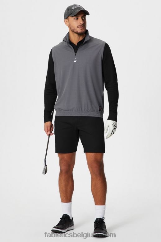 zwart Heren de high-side chino short Fabletics LH20J3297
