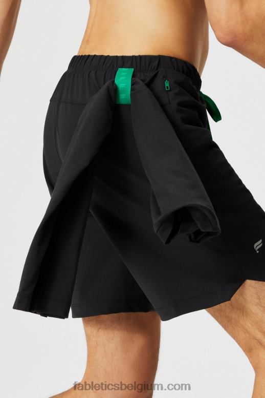 zwart/grasgroen Heren de ene korte (gevoerd) 141 Fabletics LH20J3181