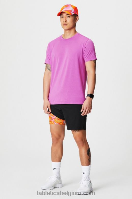 zwart/roze ontsnappen aan de zomergekte Heren de fundamentele korte ii (gevoerd) 132 Fabletics LH20J3122