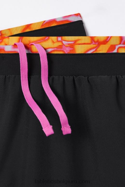 zwart/roze ontsnappen aan de zomergekte Heren de fundamentele korte ii (gevoerd) 132 Fabletics LH20J3122