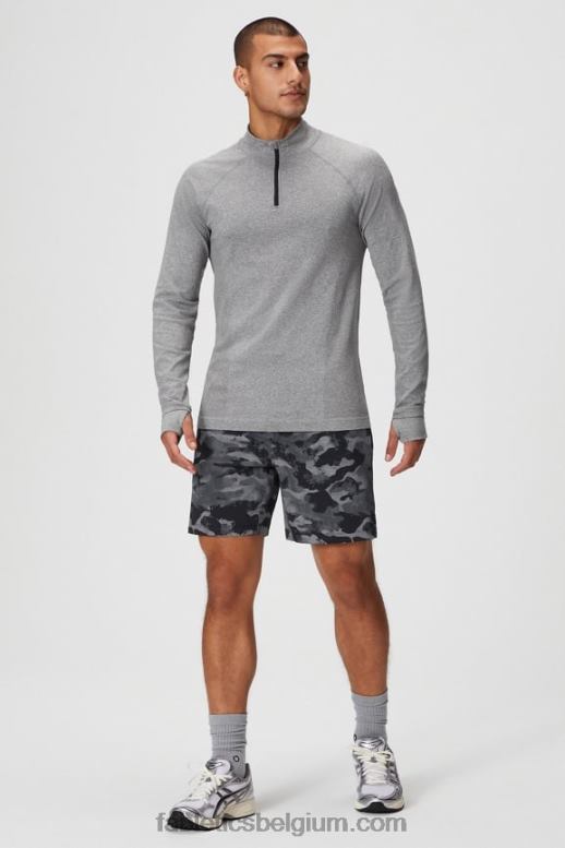 zwarte camouflage Heren die ene korte 156 Fabletics LH20J3253