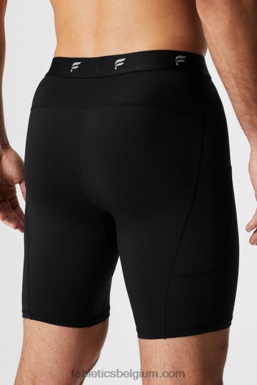 zwart Heren de basislaag kort Fabletics LH20J3115