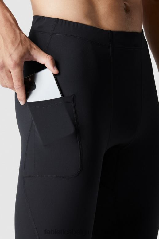 zwart Heren de basislijn strak 3/4 Fabletics LH20J3120