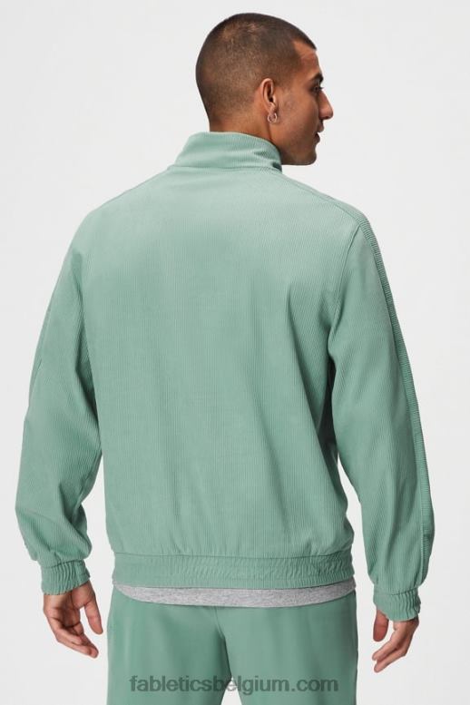 grijze tijm Heren de club koord 1/4 rits jas Fabletics LH20J3638