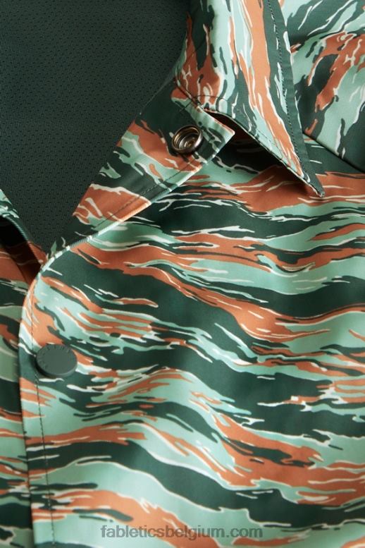 grote tijgercamouflage Heren het enige coachjack Fabletics LH20J3645