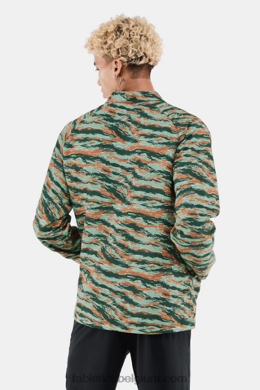 grote tijgercamouflage Heren het enige coachjack Fabletics LH20J3645