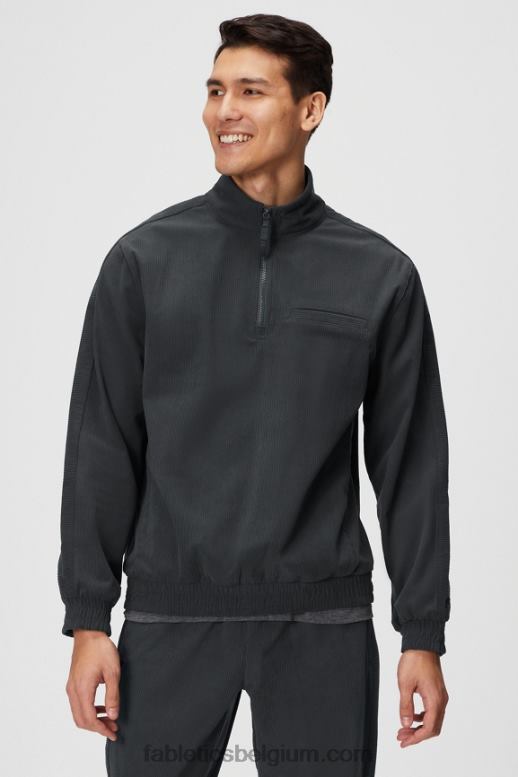 onyx Heren de club koord 1/4 rits jas Fabletics LH20J3636