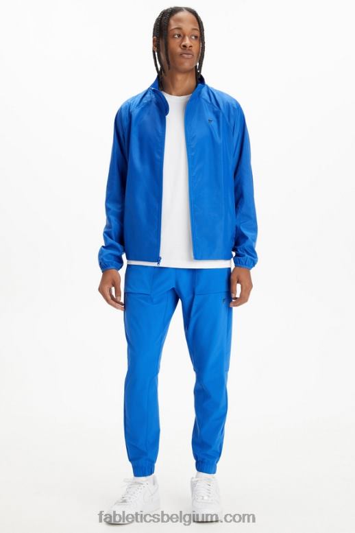 ras blauw Heren het intervaljack Fabletics LH20J3643