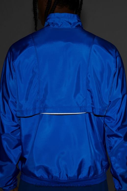 ras blauw Heren het intervaljack Fabletics LH20J3643