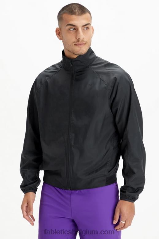 zwart Heren het intervaljack Fabletics LH20J3642