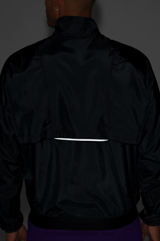 zwart Heren het intervaljack Fabletics LH20J3642