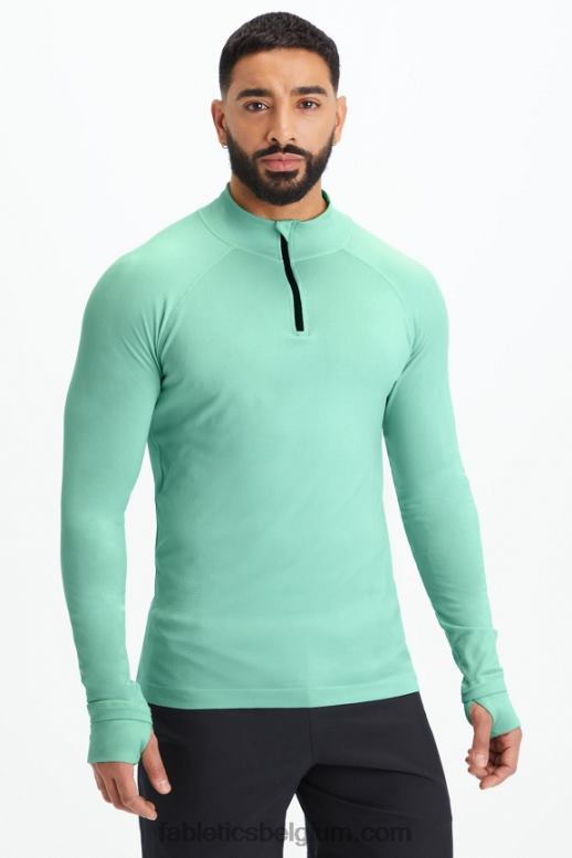 Frisse munt Heren de trainingsdag 1/4 zip Fabletics LH20J3598