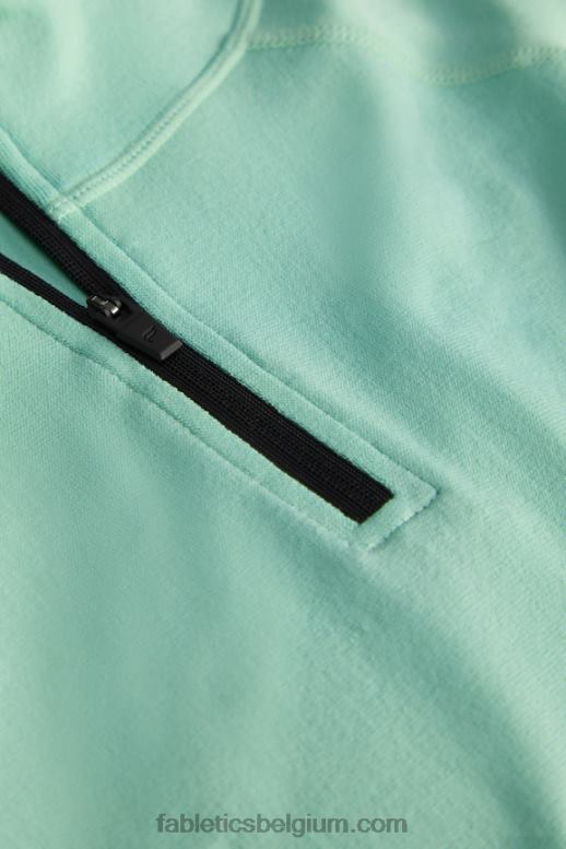 Frisse munt Heren de trainingsdag 1/4 zip Fabletics LH20J3598