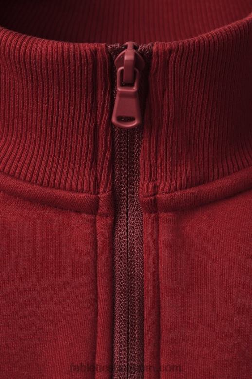adrenaline rood Heren de go-to 1/4 ritssluiting 186 Fabletics LH20J3603