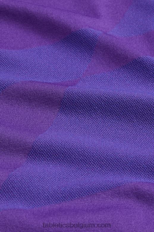 diep violet abstract f Heren het trainingsdag T-shirt met lange mouwen Fabletics LH20J3567