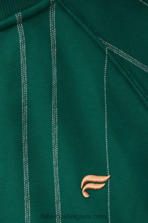 fairway groene textuurstreep Heren de go-to 1/4 ritssluiting 186 Fabletics LH20J3604