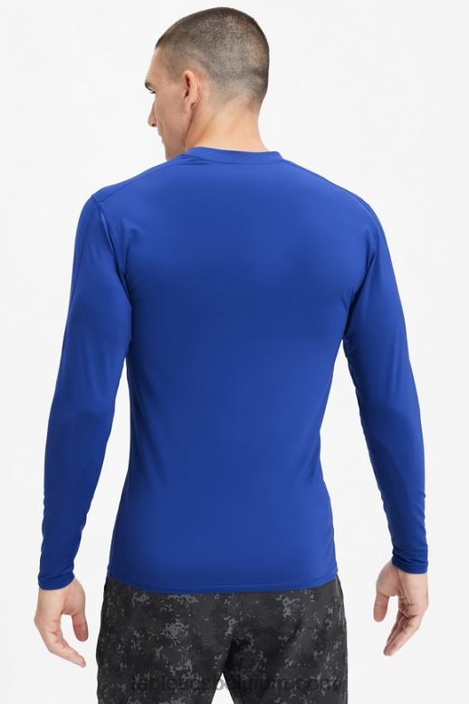 frans blauw Heren de basislaag is tee Fabletics LH20J3620