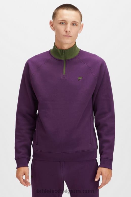 glühwein/donker mos multi Heren de go-to 1/4 rits 188 Fabletics LH20J3612