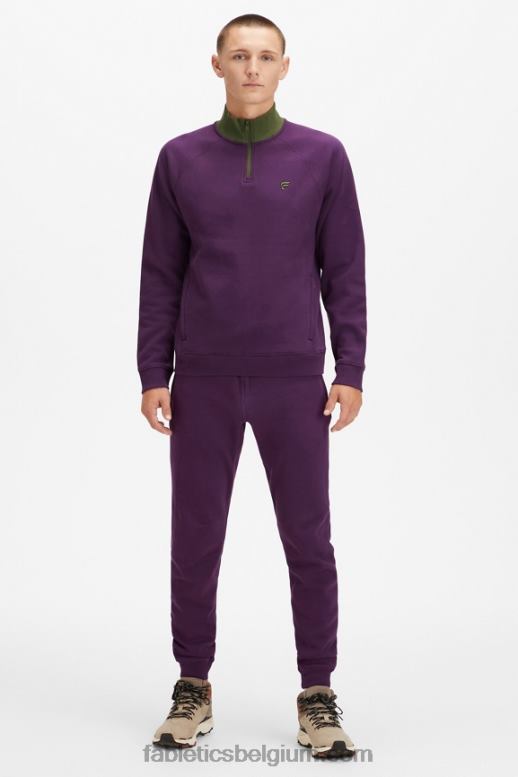 glühwein/donker mos multi Heren de go-to 1/4 rits 188 Fabletics LH20J3612