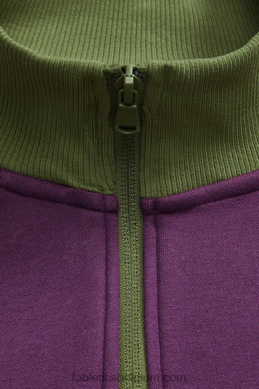 glühwein/donker mos multi Heren de go-to 1/4 rits 188 Fabletics LH20J3612