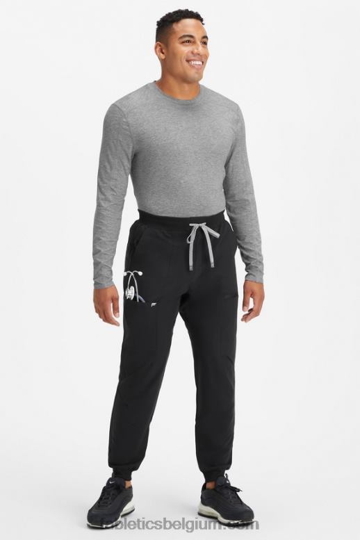 heide grijs Heren onderscrub met lange mouwen voor dagelijks gebruik Fabletics LH20J3589