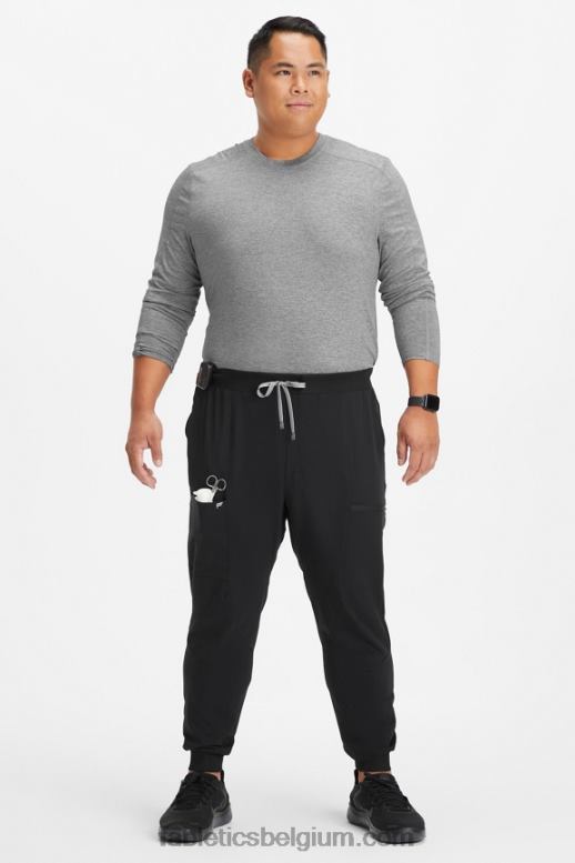 heide grijs Heren onderscrub met lange mouwen voor dagelijks gebruik Fabletics LH20J3590