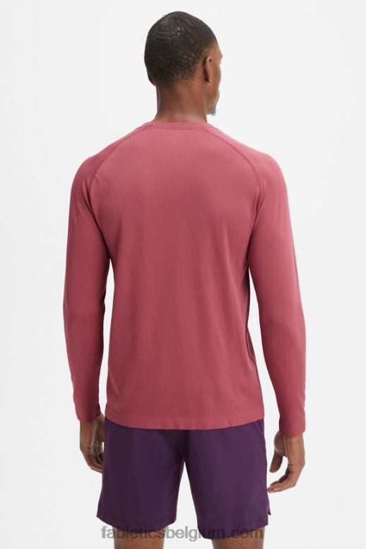 houten roos Heren het trainingsdag T-shirt met lange mouwen Fabletics LH20J3564