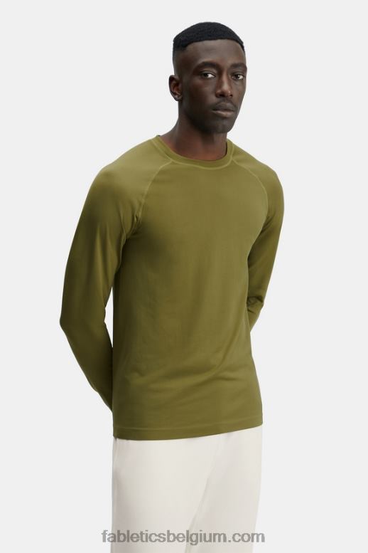 kelp Heren het trainingsdag T-shirt met lange mouwen Fabletics LH20J3571
