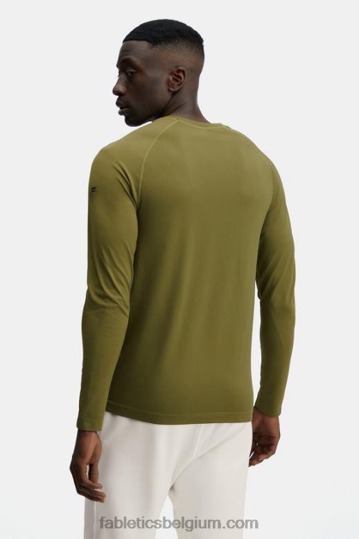kelp Heren het trainingsdag T-shirt met lange mouwen Fabletics LH20J3571