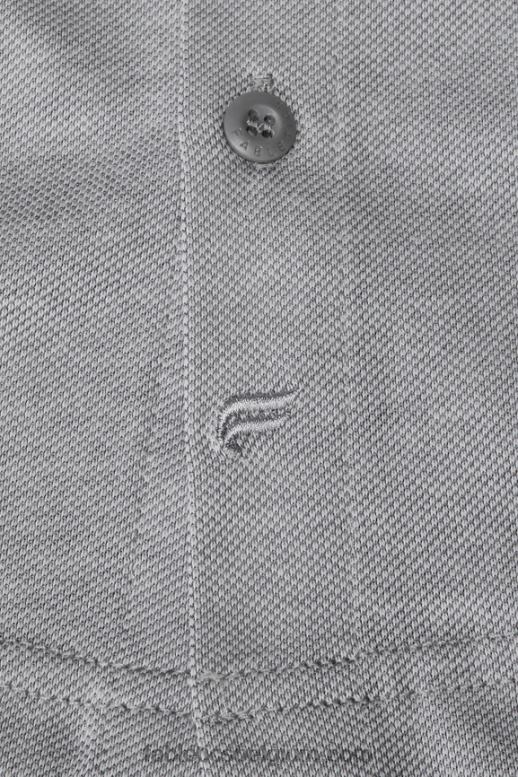 klassieke grijze heide Heren de dash lange mouw knop omhoog Fabletics LH20J3585